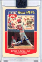 2018 Topps Archives Signature Series Postseason Eric Davis Autographs【11/31】 Reds