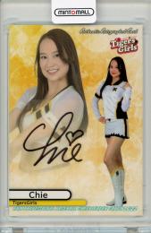2022 BBM チアリーダー舞 TigersGirls Chie 直筆サインカード 90枚限定 /35
