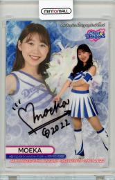 2022 BBM チアリーダー華 チアドラゴンズ2022 MOEKA 直筆サインカード 90枚限定 /80