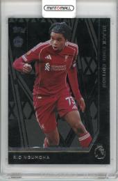 2026 TOPPS PREMIER LEAGUE  Rio Ngumoha RC Black Edge  Liverpool FC