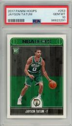 2017-18 Panini Hoops Jayson Tatum Base RC #253【PSA 10 GEM MT】