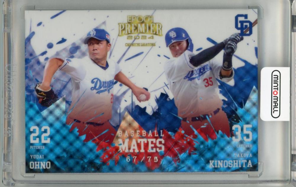 木下拓哉 中日ドラゴンズ Topps 情けなく 2024 NPB 206 7シリ