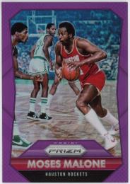 2015-16 Panini Prizm Prizms Purple #260 Moses Malone 19/99