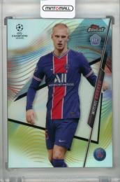 2020-21 Topps Finest UEFA Champions League Paris Saint-Germain Mitchel Bakker  Base Refractor(パラレル版)