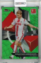 2020-21 Topps Finest Bundesliga 1. FC KOLN Sebastian Andersson Base Green Wave(パラレル版) 85/99