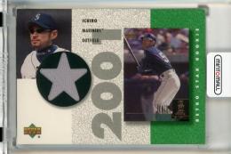 2002 Upper Deck Authentics Ichiro Suzuki Retro Star Rookie Jerseys #SRI《白かけあり》