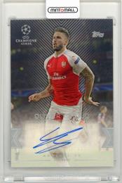 2015-16 Topps UEFA Champions League Showcase Olivier Giroud Autographs【CLA-OG】 Arsenal FC