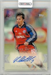 2015-16 Topps UEFA Champions League Showcase Lothar Matthaus Autographs【CLA-LM】 FC Bayern Munchen