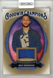 2020 Upper Deck Ben Simmons Goodwin Champions Memorabilia Premium #MBS /65【33/65】 Brooklyn Nets