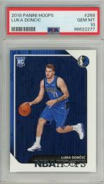 2018-19 Panini Hoops Luka Doncic Base RC #268【PSA 10 GEM MT】