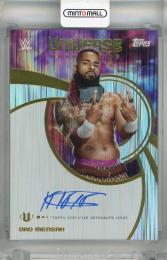 2025 Topps Universe WWE Oro Mensah Universe Autographs #UNA-OME NXT