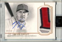 2020 Topps Dynasty Mike Trout #DAP-MTR3 Autograph Patches【05/10】 Angels