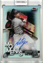 2024 Topps Finest Anthony Volpe #FMA-AV Moments Autographs Yankees