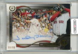 2019 Topps Tribute Johnny Damon #TTP-JD Tribute to the Postseason Autographs【59/99】 Red Sox