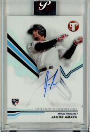 2024 Topps Pristine Jacob Amaya #PA-JAM RC Autographs Marlins