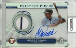 2024 Topps Pristine Jorge Posada Pristine Pieces Autograph Relics New York Yankees