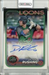 2024 Topps Pro Debut Dalton Rushing Autographs Los Angeles Dodgers