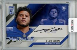 2024 PANINI Donruss Elite Blake Corum PEN PALS (RC)