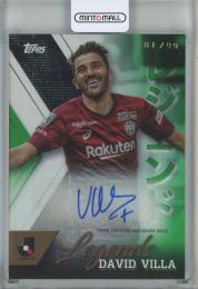 2023 Topps J.League ダヴィド・ビジャ 直筆サインカード【81/99】 ヴィッセル神戸