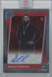 2022 Panini Chronicles WWE Gable Steveson Donruss Optic Rated Rookie Signatures #RR-GBS Auto《やや難あり》
