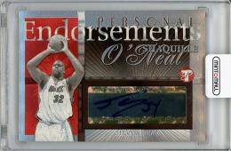 【表面右側若干キズあり】2004-05 TOPPS Pristine Shaquille O'Neal Autograph