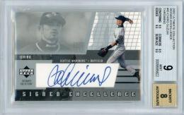 2002 UPPER DECK Ultimate Collection Ichiro Signed Excellence #16【BGS9/AUTO8】 Seattle Mariners