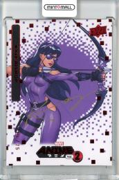 2023 Upper Deck Marvel Anime Vol. 2 Kate Bishop Base Artist Autograph/Kenny Kong/#43【19/75】