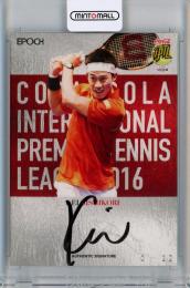 2016 Epoch IPTL  Kei Nishikori Autographs 01/22