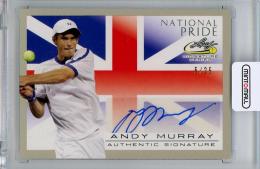 2017 Leaf Signature Series Tennis  Andy Murray National Pride Autographs Silver #NPAM1 5/25