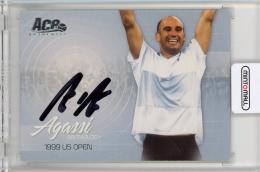2006 Ace Authentic Grand Slam  Andre Agassi Agassi Anthology Auto #AG5