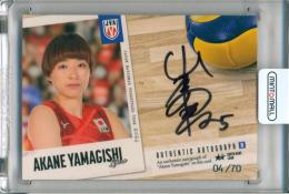 2024 プロデュース216 バレーボール女子日本代表 山岸あかね 直筆サインカード【04/70】