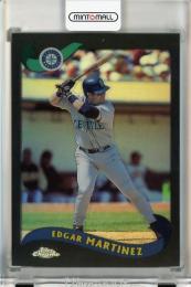 2002 Topps Chrome Edgar Martinez Black Refractors #475【10/50】《傷あり》