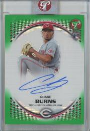 2026 Topps Pristine Chase Burns Pristine Autographs Green #PA-CB【015/150】 Cincinnati Reds