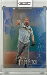 2023 BBM 2ndバージョン  R.バース 始球式カード 銀紙版 107/200