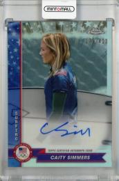 2024 Topps Chrome US Olympic and Paralympic Hopefuls Caity Simmers Base Autographs #AU-CS 【170/413】 Surfing