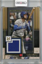 2024 Topps Museum Collection Cody Bellinger Meaningful Material Relics Gold #MMR-CBE ※傷あり【17/35】 Chicago Cubs