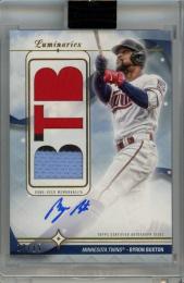 2023 Topps Luminaries Byron Buxton Home Run King Autograph Patches #HRKAP-BBU【13/15】 Minnesota Twins