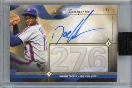 2023 Topps Luminaries Dwight Gooden Masters of the Mound Autographs #MOM-DG【13/15】 New York Mets