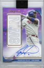 2023 Topps Luminaries Ryan Howard Home Run Kings Autographs Purple #HRK-RHO【1/3(ファーストナンバー)】 Philadelphia Phillies