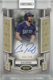 2024 Topps Tier One Cal Raleigh Break Out Autographs #BOA-CRA【054/249】 Seattle Mariners