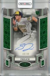 2024 Topps Tier One Sal Frelick Break Out Autographs Green Foil #BOA-SFR RC【49/49(ラストナンバー)】 Milwaukee Brewers