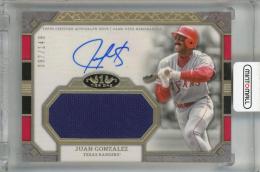 2024 Topps Tier One Juan Gonzalez Autographed Tier One Relics Jumbo #AT1JR-JG ※裏面白かけあり【097/149】 Texas Rangers