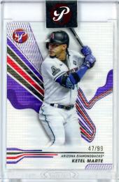 2024 Topps Pristine Ketel Marte Pristine Purple #77【47/99】 Arizona Diamondbacks