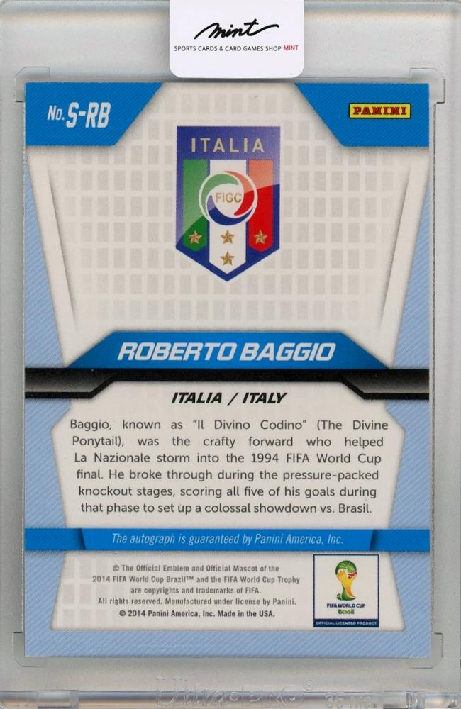 ロベルト・バッジョ ROBERTO BAGGIO 2014 Panini