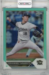 2023 Topps NPB Chrome 山本由伸 Aqua Parallel【082/199】《表面キズ有》 オリックス・バファローズ