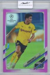 2020-21 Topps Chrome UEFA Champions League Pink Refractors #53 Giovanni Reyna 152/175