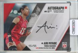 バレーボール女子日本代表 2025 宮部藍梨 Auto【13/55】 日本代表