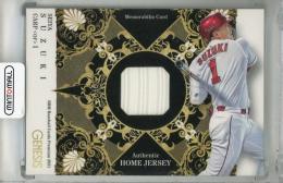 2021 BBM GENESIS 鈴木誠也 ジャージカード ホームジャージー【131/300】 広島東洋カープ