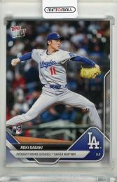 2025 Topps Now Roki Sasaki Dodgers Rookie Secures 1st Career MLB Win RC #137