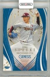 2025 BBM GENESIS 鈴木翔天 #084 レギュラーパラレル コバルトブルー箔版【083/100】 楽天